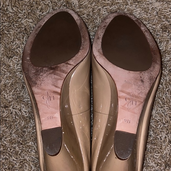 Cole Haan Nude Patent Wedge Heels - Picture 5 of 5